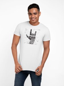 Never too late be rock star- printed Fun and lovely - Family things - Comfy tees for Men