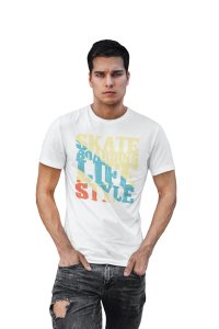 Skate Boarding life style- printed Fun and lovely - Family things - Comfy tees for Men