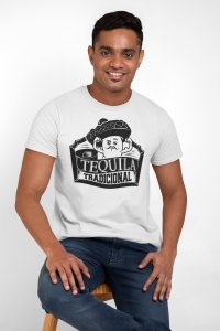 Tequila graphic art t-shirt- printed Fun and lovely - Family things - Comfy tees for Men