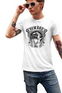 Beware - printed T-shirts - Men's stylish clothing - Cool tees for boys