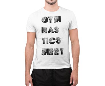 Gymnatics Meet - White - Printed - Sports cool Men's T-shirt