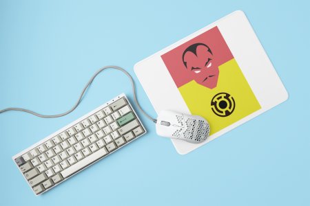 Sinestro - Printed animated creature Mousepads