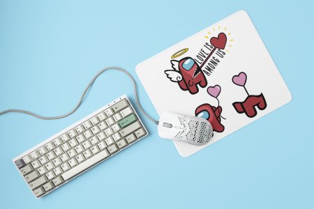 Love is among us, 3 balloons - Printed animated creature Mousepads
