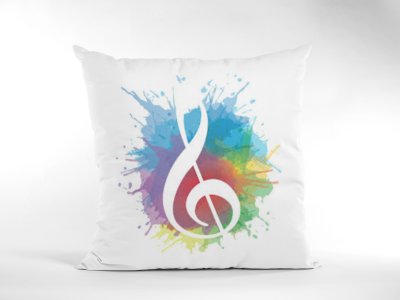 Musical instrument (BG Color full ) - Special Printed Pillow Covers For Music Lovers(Combo Set of 2)