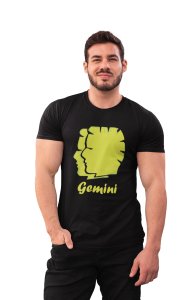 Gemini, two faces - Printed Zodiac Sign Tshirts - Made especially for astrology lovers people
