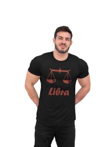 Libra symbol - Printed Zodiac Sign Tshirts - Made especially for astrology lovers people
