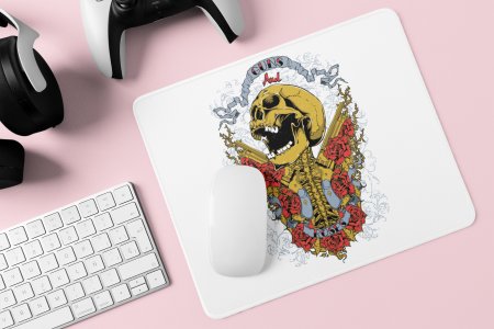 Yellow skull - Printed animated Mousepad for animation lovers