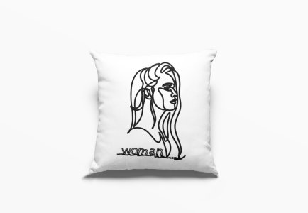 Woman-Printed Pillow Covers For (Pack Of Two)
