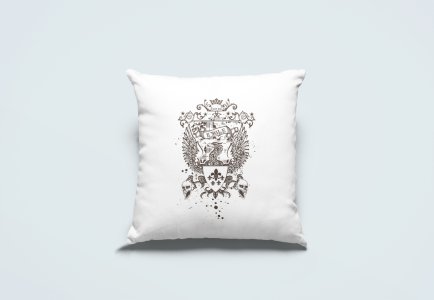 Eagle Looking Right-Printed Pillow Covers(Pack Of 2)