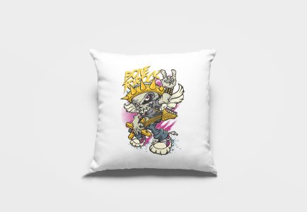 Bone To Rock-Printed Pillow Covers(Pack Of 2)