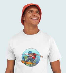 Funny character art - Printed Tees for men - super comfy - designed for fun and creative atmosphere around you - youth oriented design