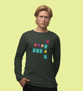 New Year New Arrival: Best DesignedFull Sleeve T-shirt Green Perfect Gift For Boys Girls